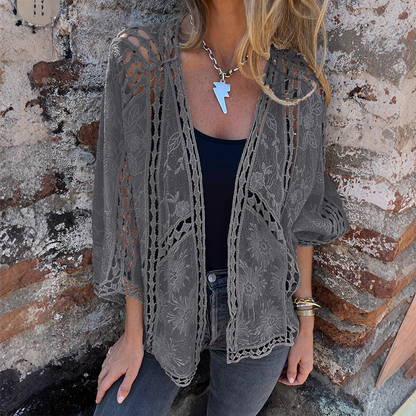 ⌛Limited-Time Offer-Women’s Hollow-Out Open-Front Cover Up