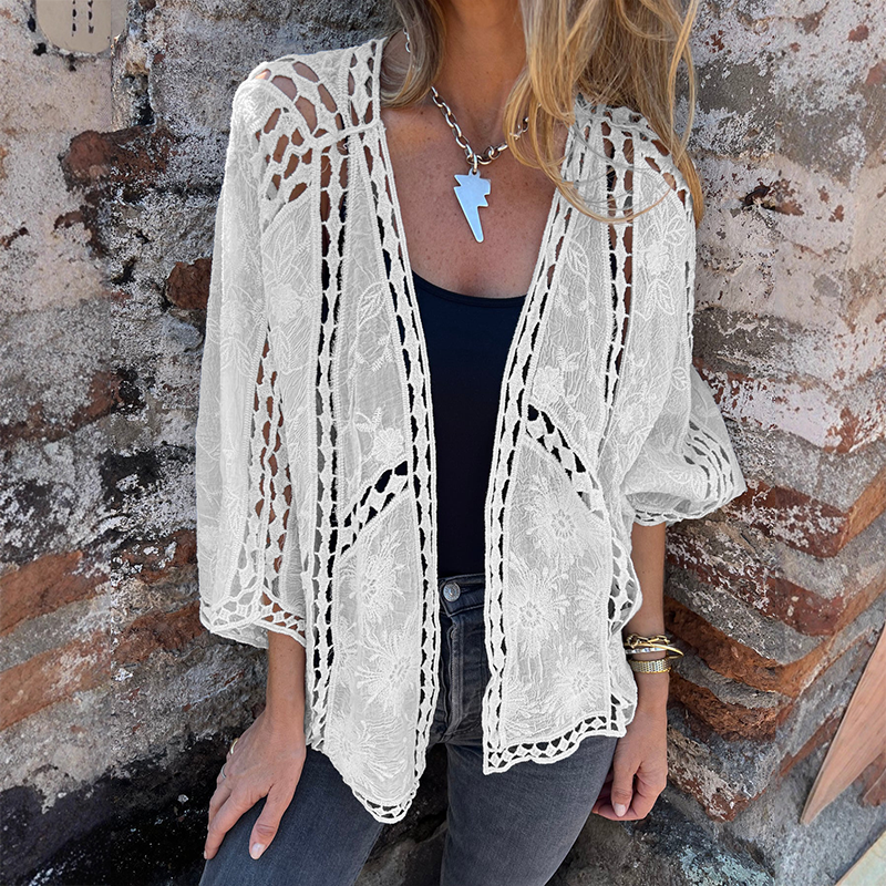 ⌛Limited-Time Offer-Women’s Hollow-Out Open-Front Cover Up