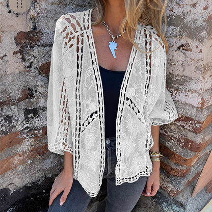 ⌛Limited-Time Offer-Women’s Hollow-Out Open-Front Cover Up