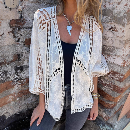 ⌛Limited-Time Offer-Women’s Hollow-Out Open-Front Cover Up
