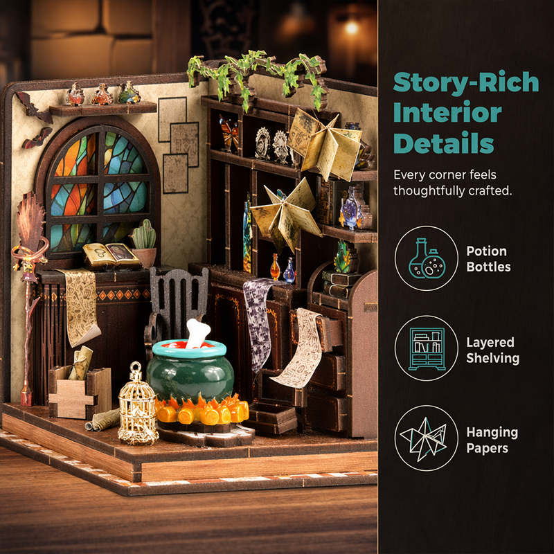 ⌛Limited-Time Offer-DIY Miniature Wooden House Kit