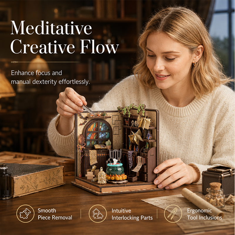 ⌛Limited-Time Offer-DIY Miniature Wooden House Kit