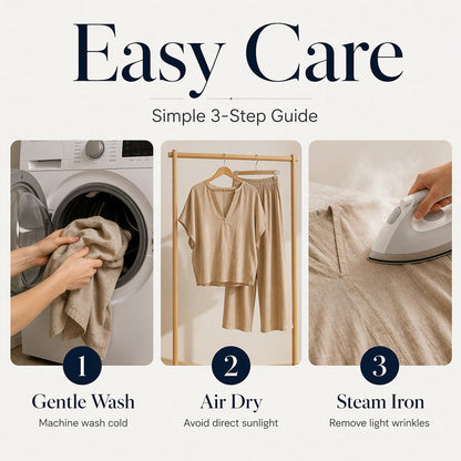 ⌛Limited-Time Offer-Women Casual Cotton Linen Loungewear Set