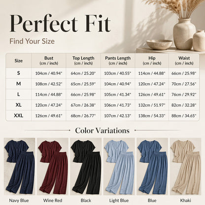 ⌛Limited-Time Offer-Women Casual Cotton Linen Loungewear Set