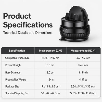 ⌛Limited-Time Offer-360 Rotating Dashboard Phone Mount