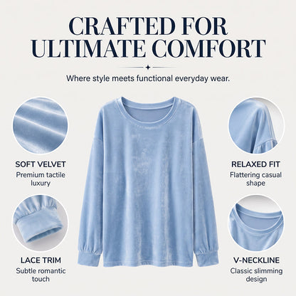 ⌛Limited-Time Offer-Women's Casual Crewneck Long Sleeve Top