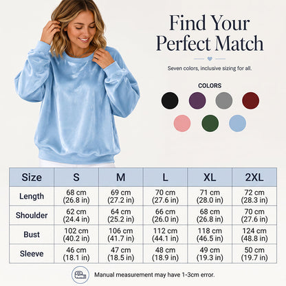 ⌛Limited-Time Offer-Women's Casual Crewneck Long Sleeve Top