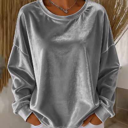 ⌛Limited-Time Offer-Women's Casual Crewneck Long Sleeve Top