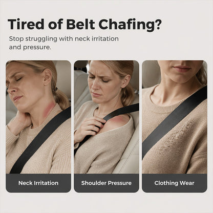 🎉LAST DAY SALE 50% OFF!!🚗Universal Faux Suede Car Seat Belt Shoulder Cover Extended Cushion Padding