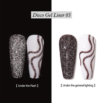 💅50% OFF FLASH SALE | Reflective Glitter Gel Nail Polish Liner