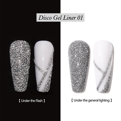 💅50% OFF FLASH SALE | Reflective Glitter Gel Nail Polish Liner