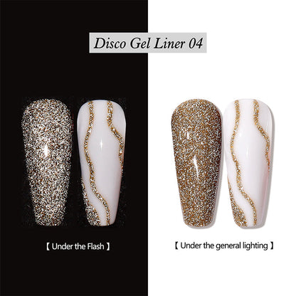 💅50% OFF FLASH SALE | Reflective Glitter Gel Nail Polish Liner