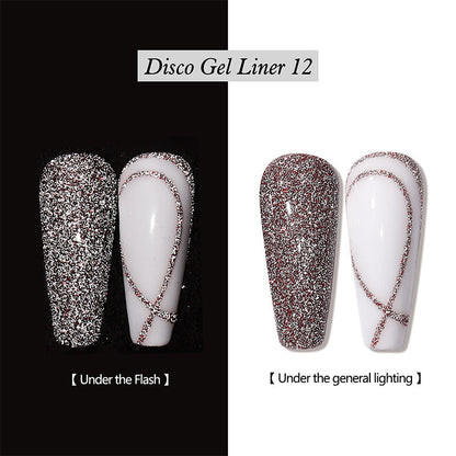 💅50% OFF FLASH SALE | Reflective Glitter Gel Nail Polish Liner