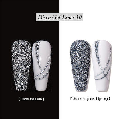 💅50% OFF FLASH SALE | Reflective Glitter Gel Nail Polish Liner