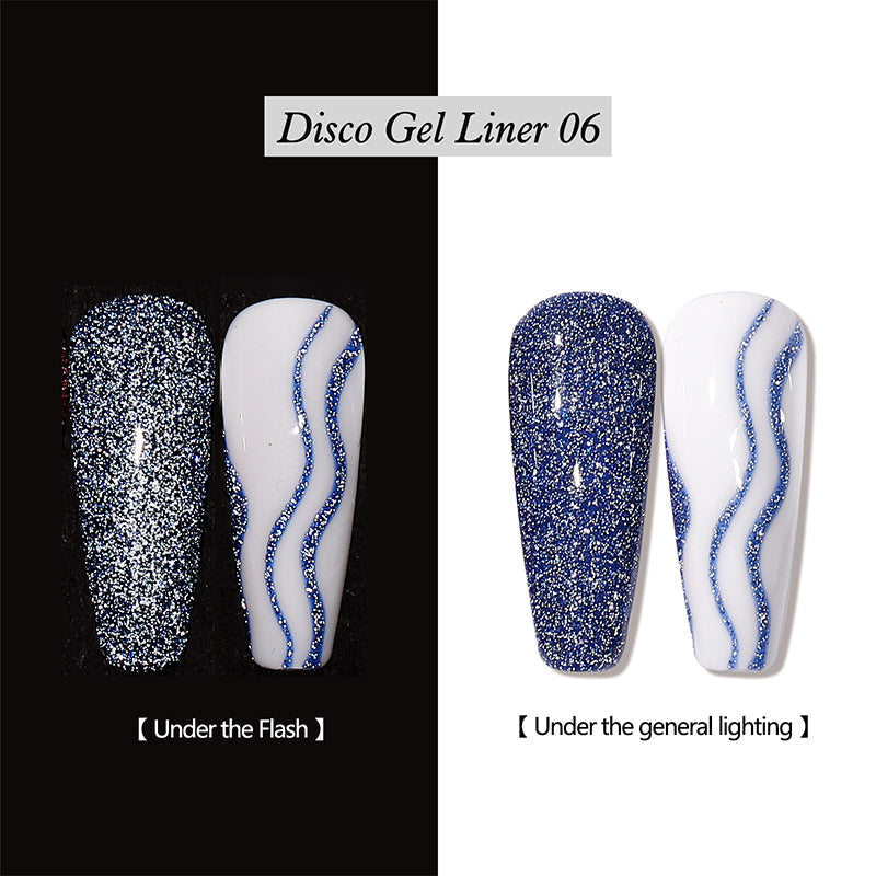 💅50% OFF FLASH SALE | Reflective Glitter Gel Nail Polish Liner