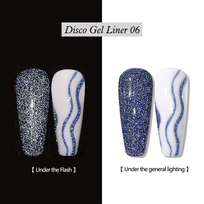 💅50% OFF FLASH SALE | Reflective Glitter Gel Nail Polish Liner
