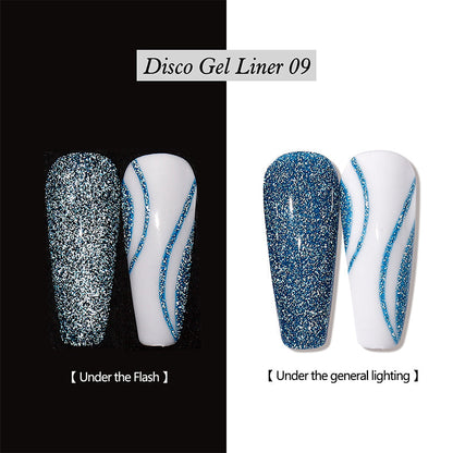 💅50% OFF FLASH SALE | Reflective Glitter Gel Nail Polish Liner