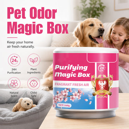 ⌛Last Day of the “Buy 2, Get 1 Free” OfferPet Odor Eliminator Gel 160g Purifying Magic Box