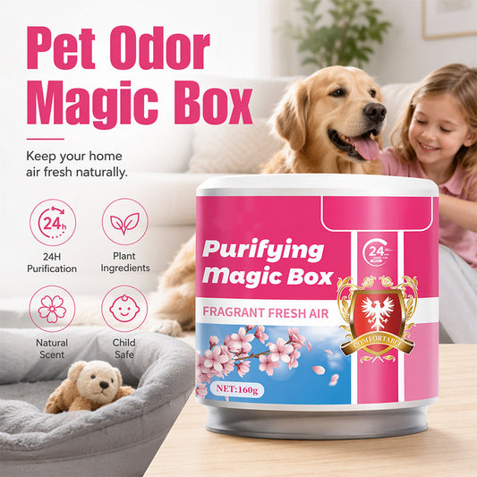 ⌛Last Day of the “Buy 2, Get 1 Free” OfferPet Odor Eliminator Gel 160g Purifying Magic Box