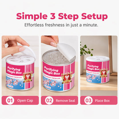 ⌛Last Day of the “Buy 2, Get 1 Free” OfferPet Odor Eliminator Gel 160g Purifying Magic Box