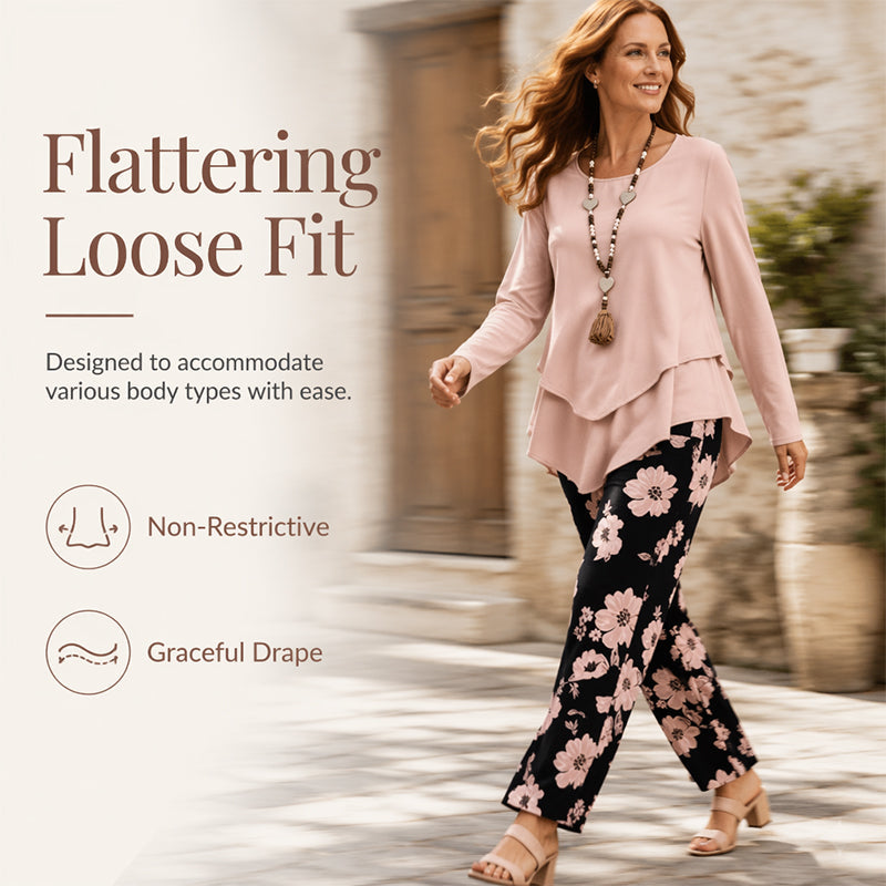 ⌛Limited-Time Offer-Women's Casual Top & Pants Two Piece Set