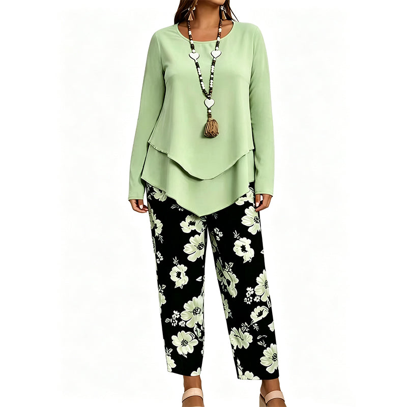 ⌛Limited-Time Offer-Women's Casual Top & Pants Two Piece Set