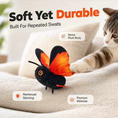 🦋🐱 Smart Sensing Flapping Butterfly Toy – 49% OFF! Motion-activated, realistic flight, interactive fun – keeps your cat engaged for hours. 🔥✨