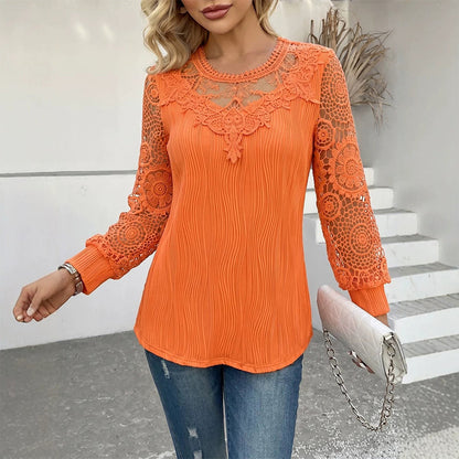 ⌛Limited-Time Offer-Women's Elegant Lace Patchwork Top