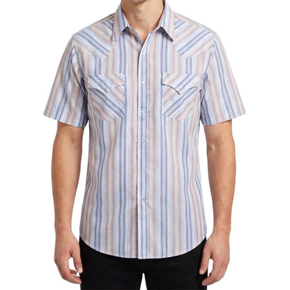 ⌛Limited-Time Offer-Men's Classic Fit Short Sleeve Striped Shirt