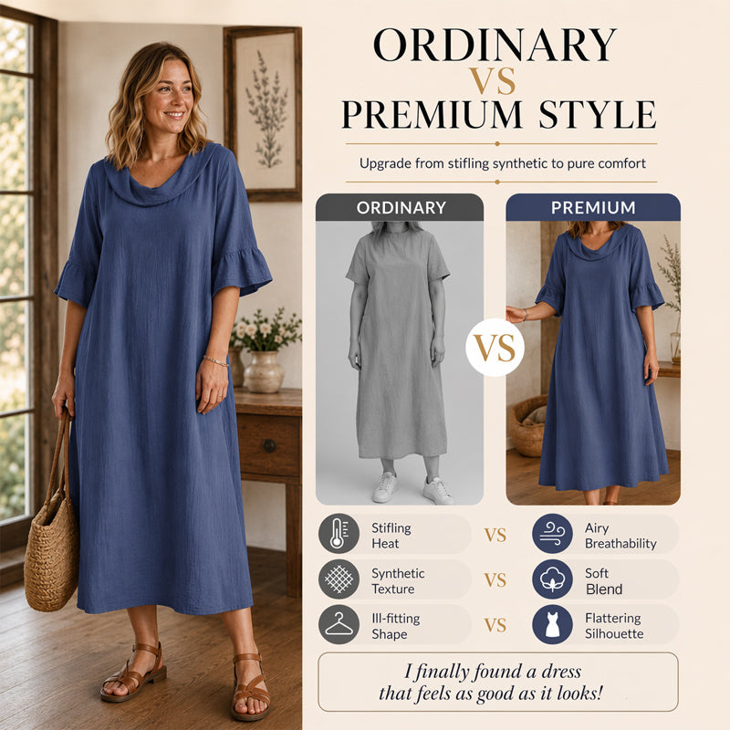 ⌛Limited-Time Offer-Women's Casual Round Neck Summer Dress