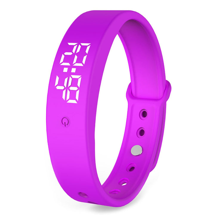 ⌚50% OFF NOW ! 🏃Student Digital Sports Wristband – Pedometer Vibration Alarm Silicone Watch for Kids Teens