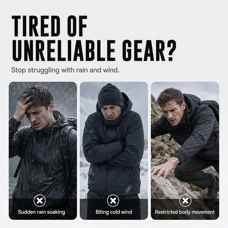 💦New Arrival💫Unisex Waterproof Windproof Hardshell Jacket