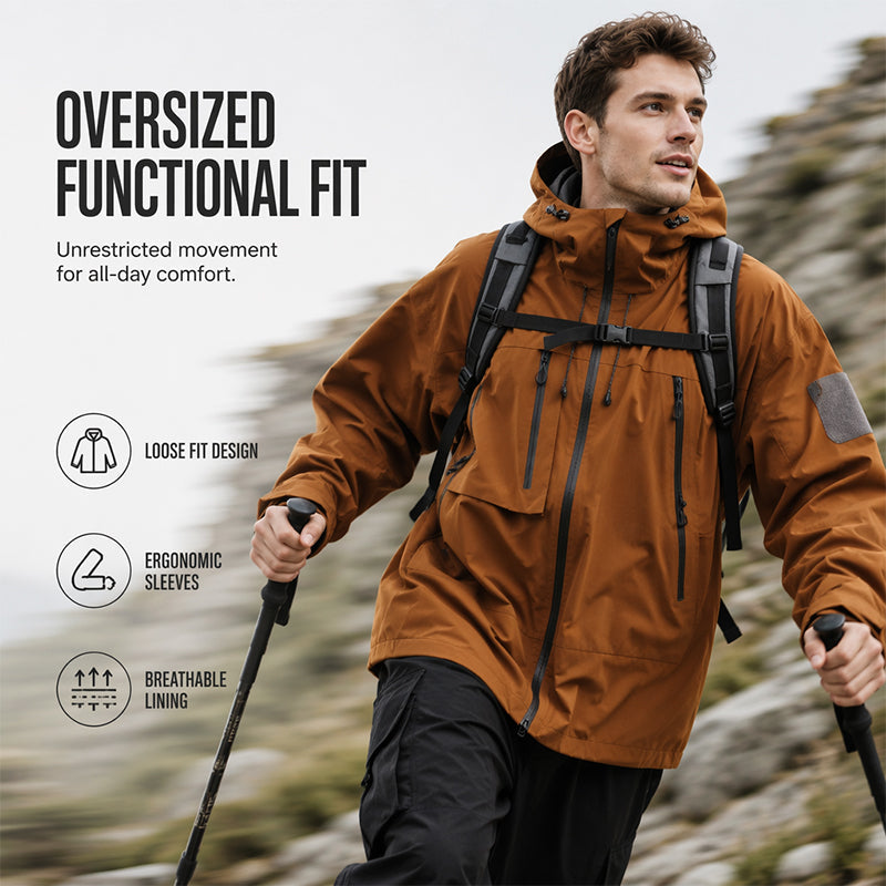 💦New Arrival💫Unisex Waterproof Windproof Hardshell Jacket