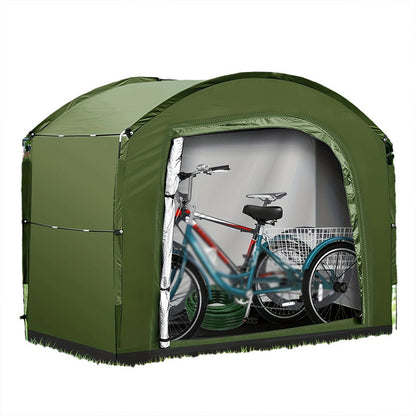 🏕️🚲Portable Weatherproof Bike Storage Shed for Bicycles & Outdoor Gear🔧