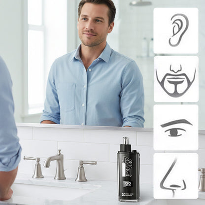 🎉 2026 Sale — Over 41,500 Sold!⚡ Nose & Ear Hair Trimmer with LED Display