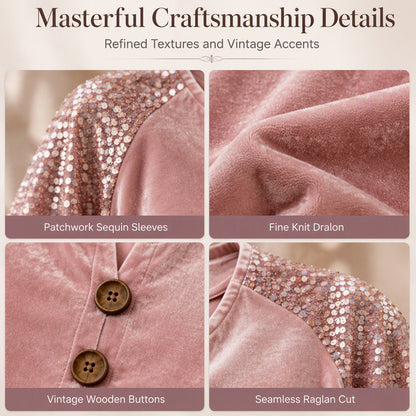 ⌛Limited-Time Offer-Women's Casual Velvet Long Sleeve Top