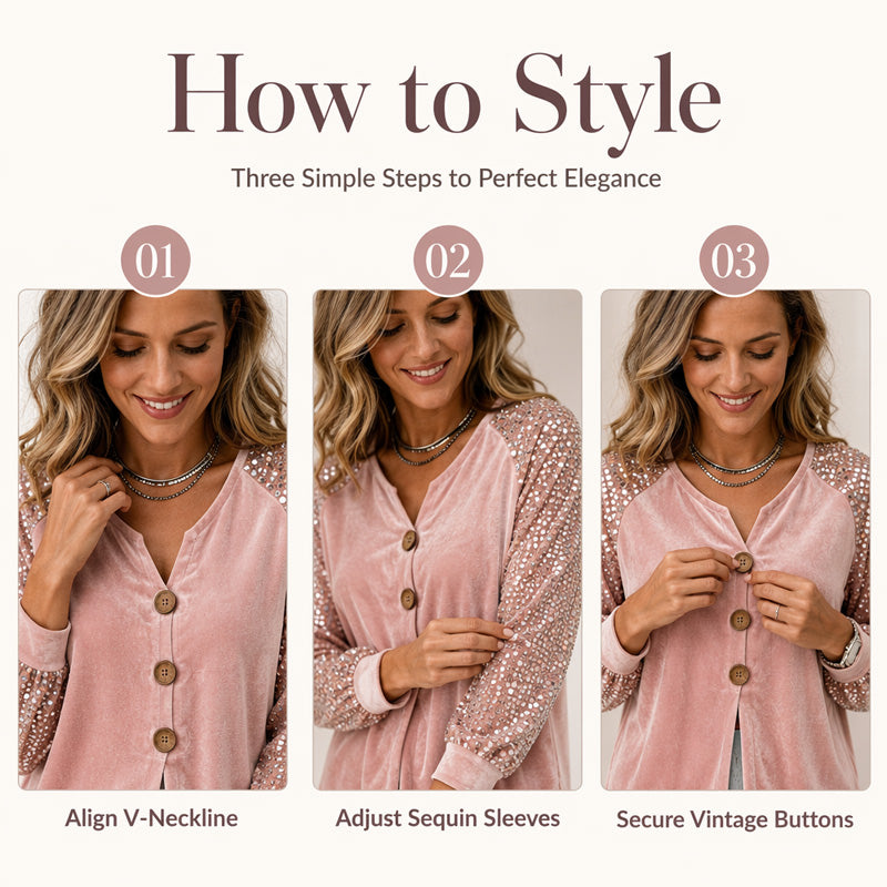 ⌛Limited-Time Offer-Women's Casual Velvet Long Sleeve Top