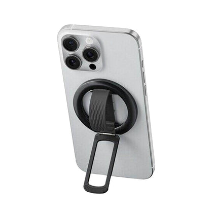 📱 Magnetic Phone Ring Holder with Finger Strap– Strong Hold, Soft Comfort & Hands-Free Freedom ✨