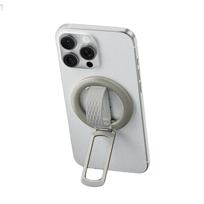 📱 Magnetic Phone Ring Holder with Finger Strap– Strong Hold, Soft Comfort & Hands-Free Freedom ✨