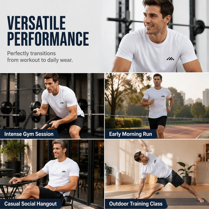 ⌛Limited-Time Offer-Men's Breathable Short Sleeve Athletic T-Shirt