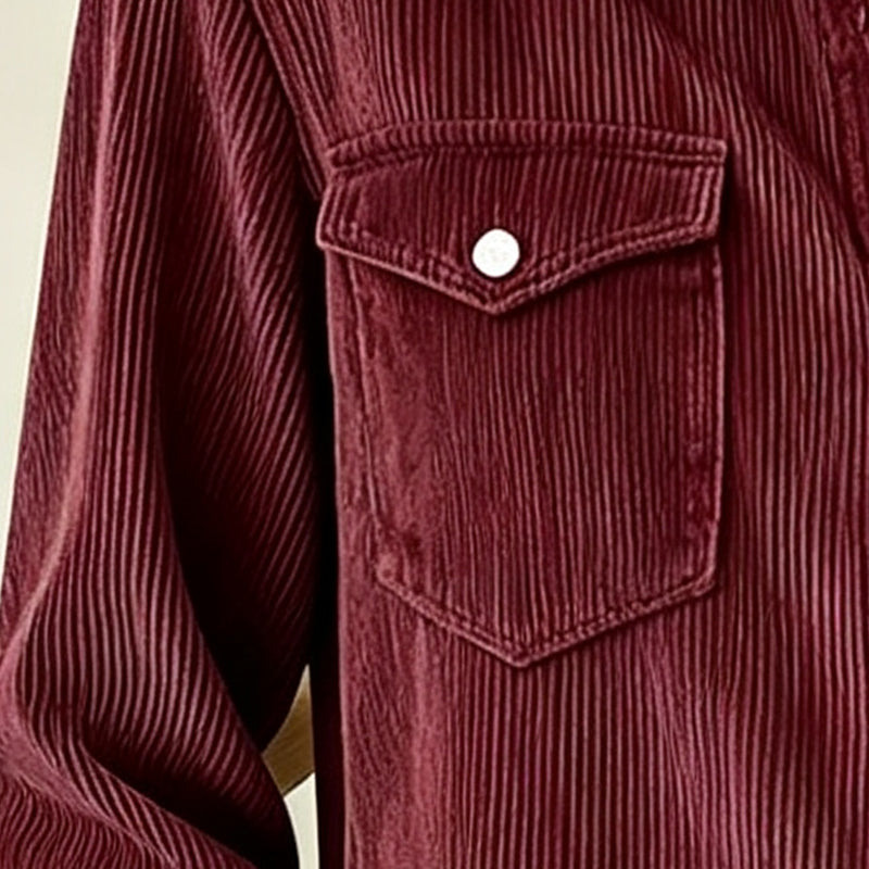 Bestseller🏆 Flap-Pocket Button-Front Top – Soft Ribbed Knit & Timeless Design for Everyday Comfort