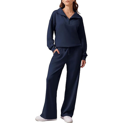 ✨🛍️Fresh Drop - Button-Front Top & Wide-Leg Set – Clean Lines & Breezy Comfort for Work or Weekend 🍃
