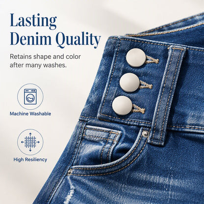 ⌛Limited-Time Offer-Women’s High Waisted Slim Fit Cropped Jeans