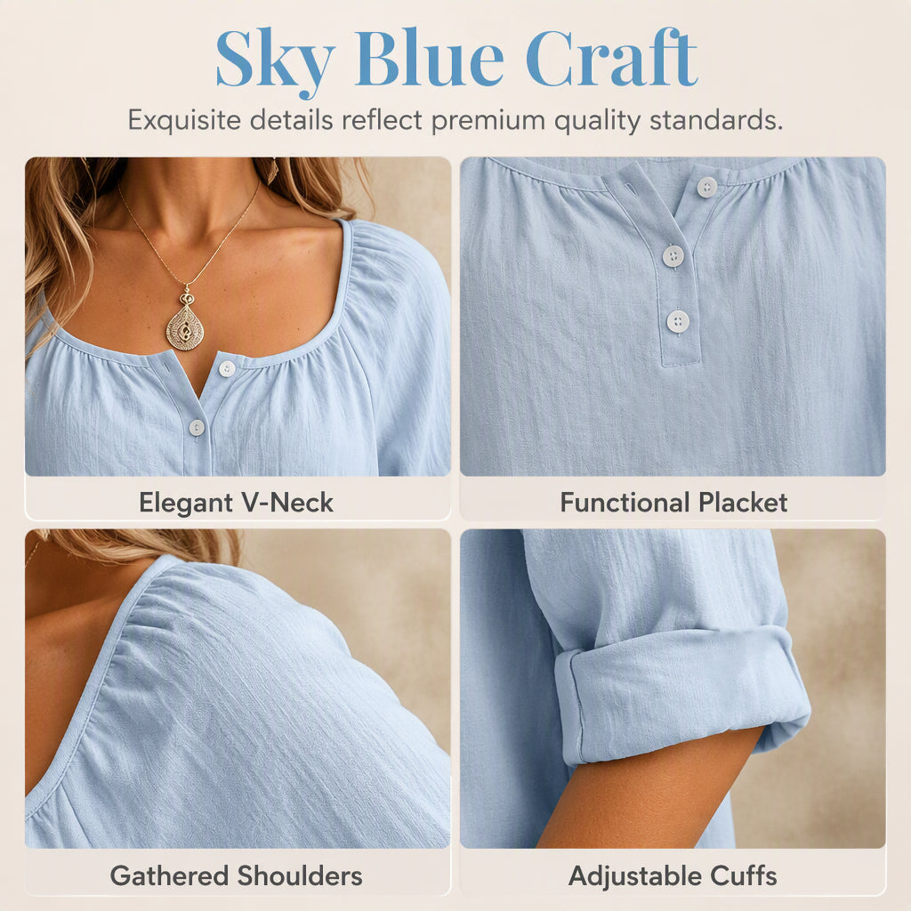 ⌛Limited-Time Offer-Relaxed V-Neck Pullover