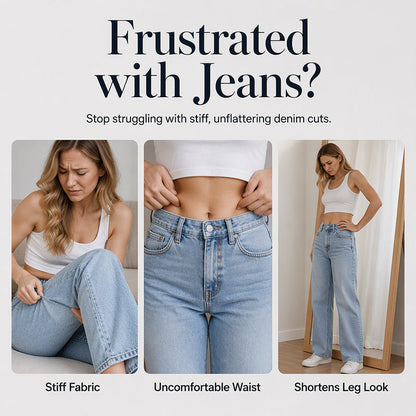 Women's Casual Wide Leg Jeans