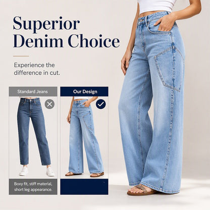 Women's Casual Wide Leg Jeans