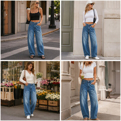 Women's Casual Wide Leg Jeans