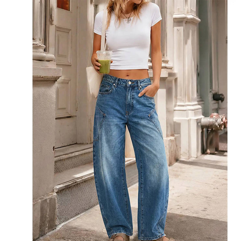 Women's Casual Wide Leg Jeans