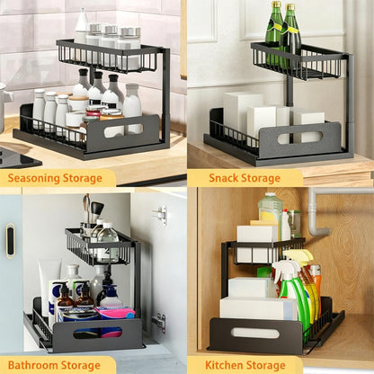 2-Tier Carbon Steel Organizer