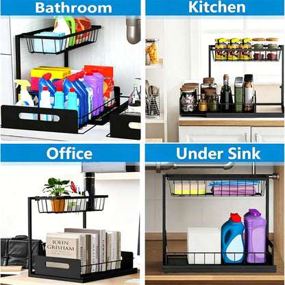 2-Tier Carbon Steel Organizer
